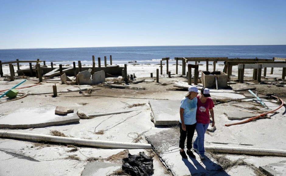 Nearly 1,37,000 Florida homes and businesses were still without power on Tuesday, and several water and food distribution points were still in place for affected residents throughout the state. AP Nearly 1,37,000 Florida homes and businesses were still without power on Tuesday, and several water and food distribution points were still in place for affected residents throughout the state. AP